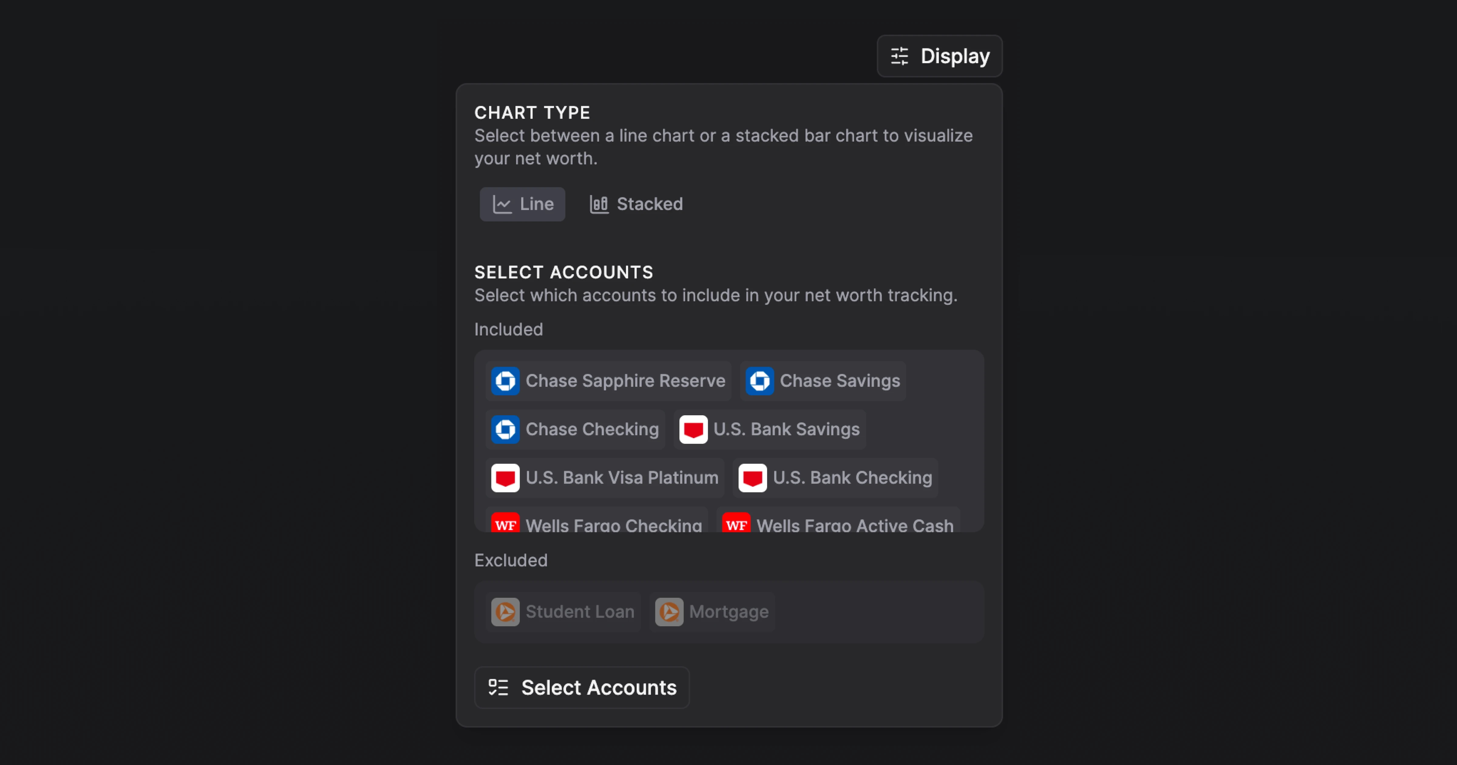 Select Net Worth Accounts