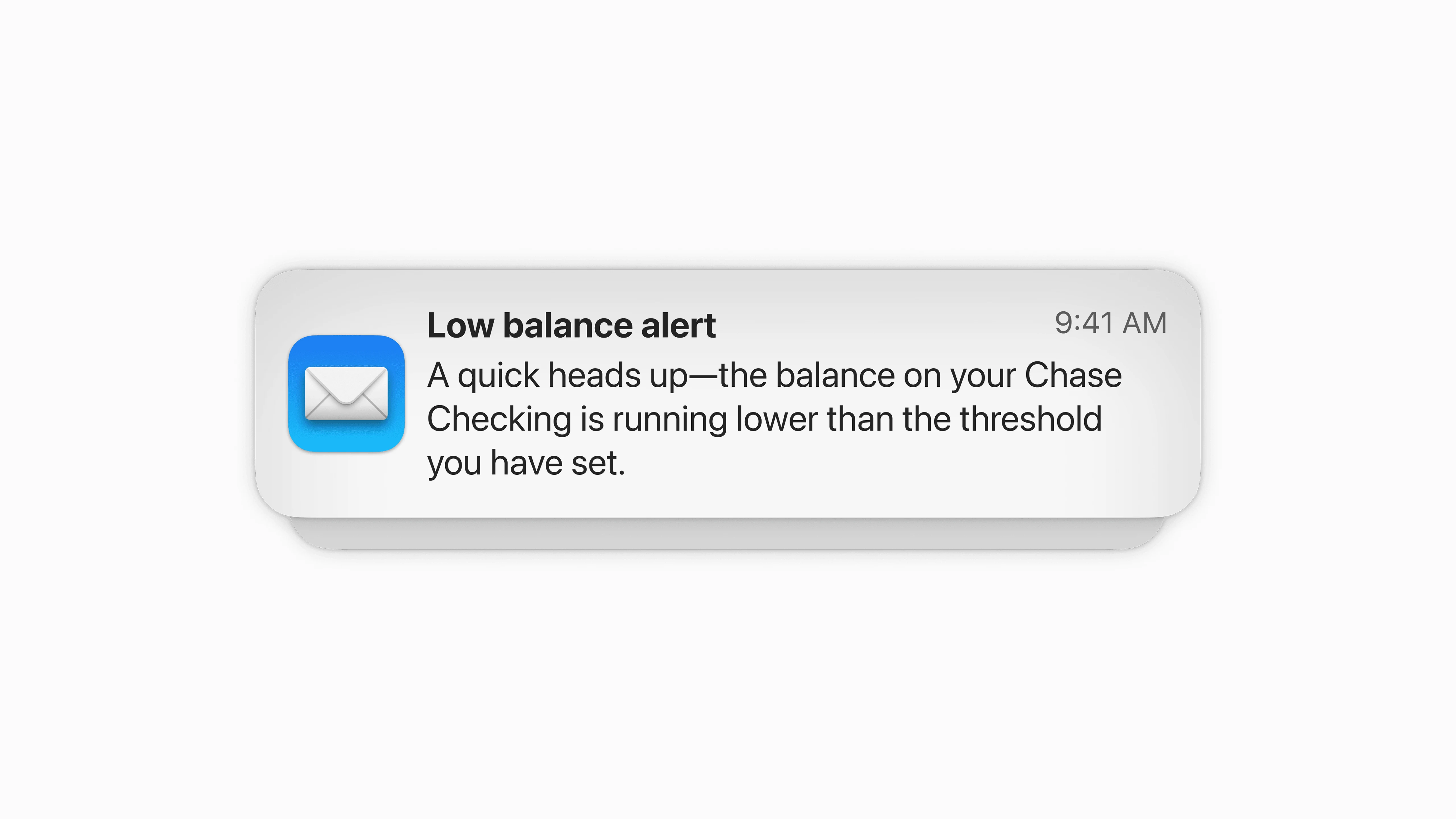 Smart Balance Alerts